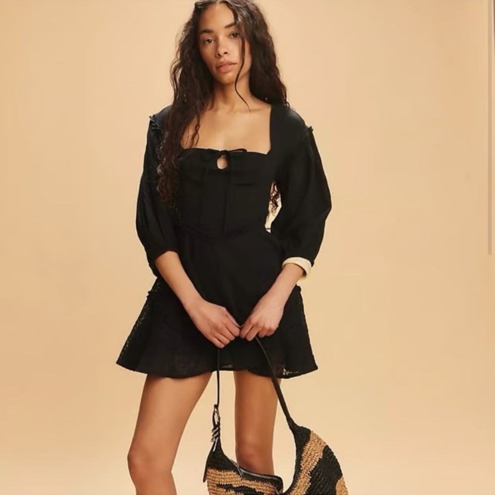 Free People Juniper black dress